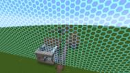 A village unexpectedly generates past Minecraft's world border (Image via u/CyrilTheCourier/Reddit)